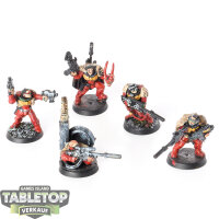 Space Marines - 5 Sniper Scouts klassisch - bemalt