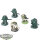 Space Marines - 5 Sniper Scouts klassisch - teilweise bemalt