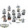 Black Templars - 10 Black Templar Crusader Squad klassisch - teilweise bemalt