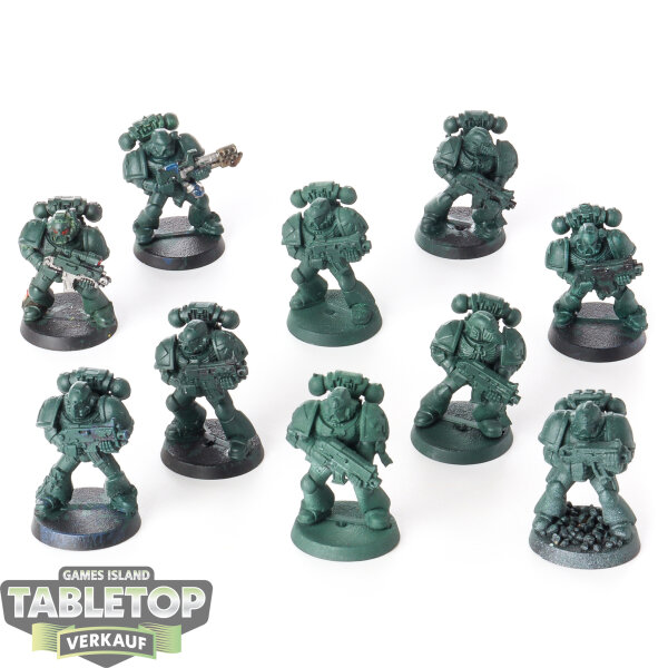 Dark Angels - 10 Tactical Squad - grundiert