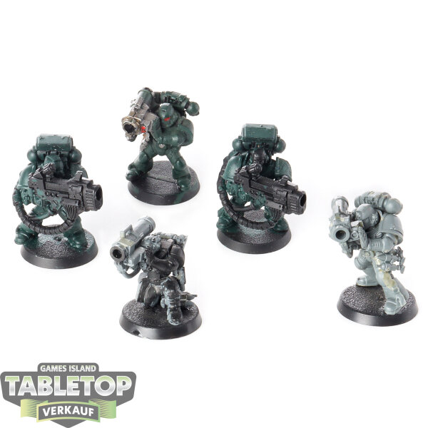 Space Wolves - 5 Devastator Squad klassisch - teilweise bemalt