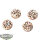 Bases - 4 Skulls Bases Round 25mm - bemalt