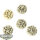 Bases - 5 Skulls Bases Round 25mm - unbemalt