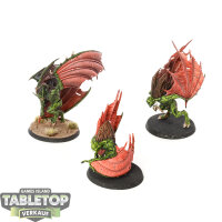 Soulblight Gravelords - 3x Vargheists - bemalt