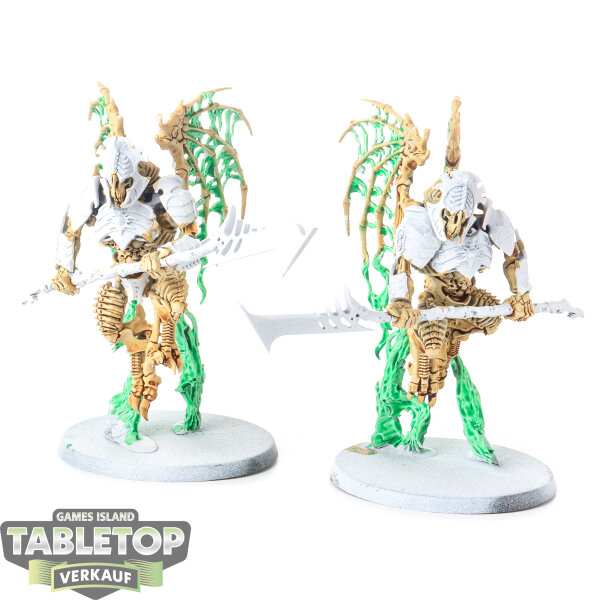 Ossiarch Bonereapers - 2x Morghast Archai - teilweise bemalt