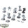 Space Marines - 10x Tactical Squad - teilweise bemalt