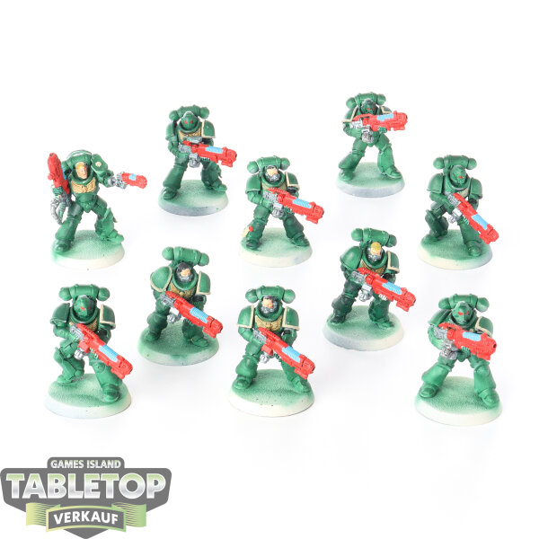 Space Marines - 10x Primaris Hellblasters - teilweise bemalt
