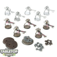 Necrons - 10x Necron Warriors klassisch - teilweise bemalt