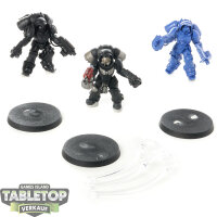 Deathwatch - 3x Primaris Inceptors - teilweise bemalt