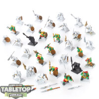 Orc & Goblin Tribes - 31 Orc Boyz Mob - teilweise bemalt
