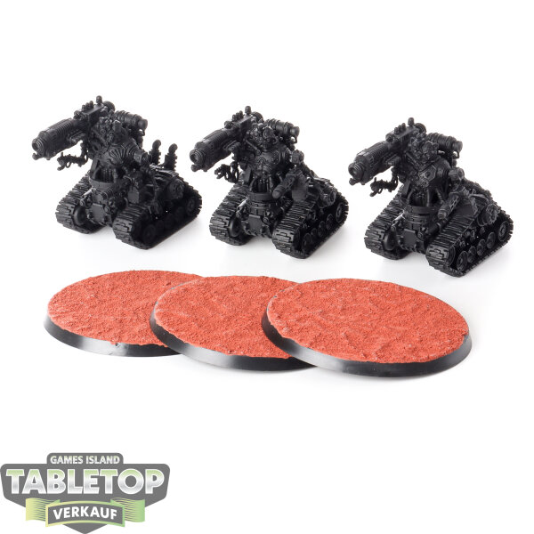 Adeptus Mechanicus - 3 Kataphron Destroyers - grundiert