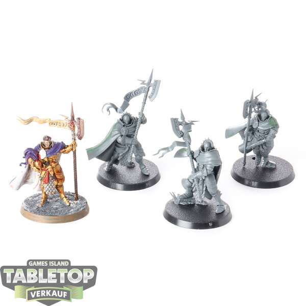 Stormcast Eternals - 4 Praetors - teilweise bemalt