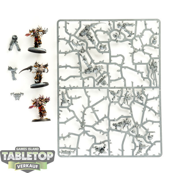 Chaos Space Marines - 5x Possessed - teilweise gebaut
