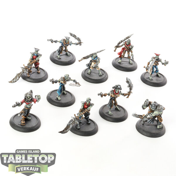 Cryx - 10 x Revenant Pirate Crew - bemalt
