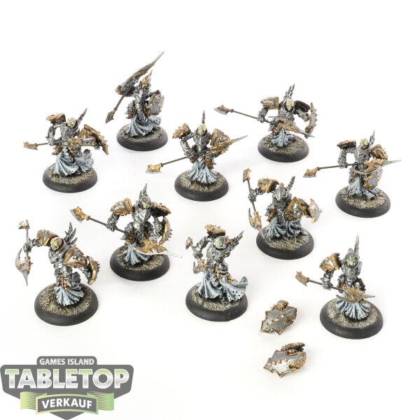 Cryx - 10 x Bane Knights - bemalt