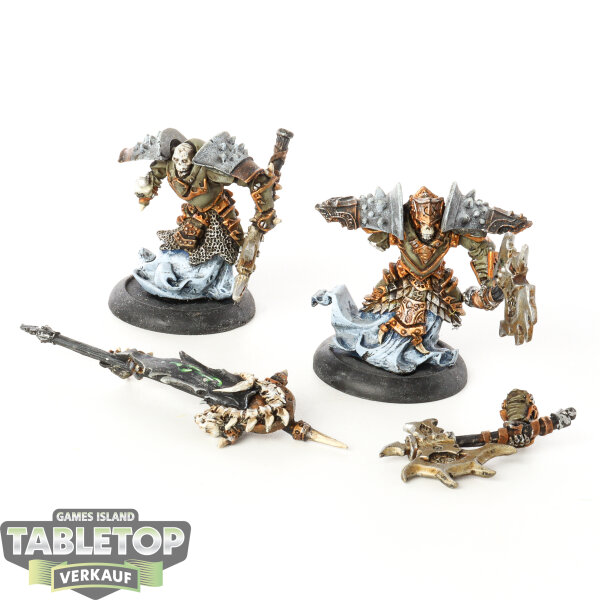 Cryx - Bane Thrall Officer and Standard - bemalt