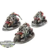 Space Marines - 3x Outriders - bemalt