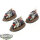 Space Marines - 3x Outriders - bemalt