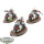 Space Marines - 3x Outriders - bemalt