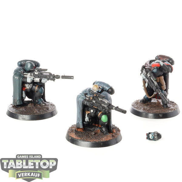 Space Marines - 3x Eliminators - bemalt