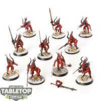 Blades of Khorne - 10x Bloodletters - bemalt