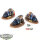 Space Marines - 3x Outriders - bemalt