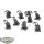 Dwarfen Mountain Holds - 8x Dwarf Miners klassisch - Battle for Skull Path - grundiert