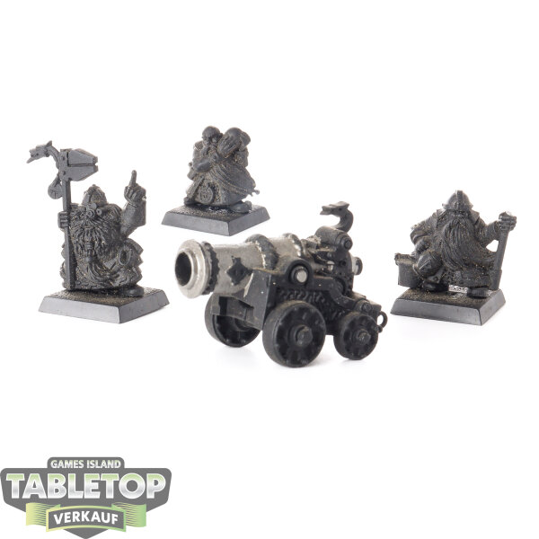 Dwarfen Mountain Holds - Dwarf Cannon klassisch - Battle for Skull Path - teilweise bemalt