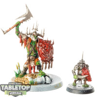 Orruk Warclans - Killaboss with Stab-grot - bemalt