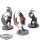 Soulblight Gravelords - 3x Vargheists - teilweise bemalt