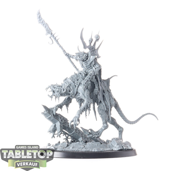 Skaven - Clawlord on Gnaw-beast - unbemalt