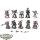Chaos Space Marines - 10 x Legionaries - teilweise bemalt