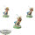 HdR Figuren - Gut - 3 x Haldirs Elves with Swords - bemalt