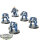 Space Marines - 5 x Terminator Squad klassisch - bemalt