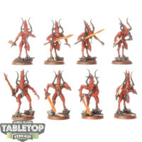 Blades of Khorne - 8 x Bloodletters - bemalt