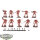 Space Marines - 10x Primaris Reivers - teilweise bemalt