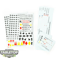 Warhammer 40k - 6 Diverse Decals - Sonstiges