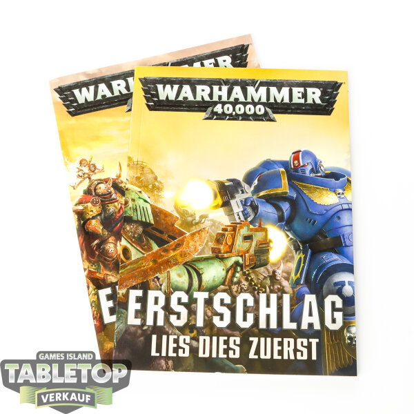 Warhammer 40k - Erstschlag Grundregeln - deutsch