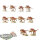 Tyraniden - 10 x Termagants - teilweise bemalt