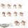 Tyraniden - 10 x Termagants - teilweise bemalt
