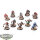 Chaos Space Marines - 10 Chaos Cultists - bemalt