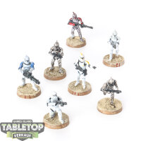 Galaktische Republik - 7 Phase I Clone Troopers - bemalt
