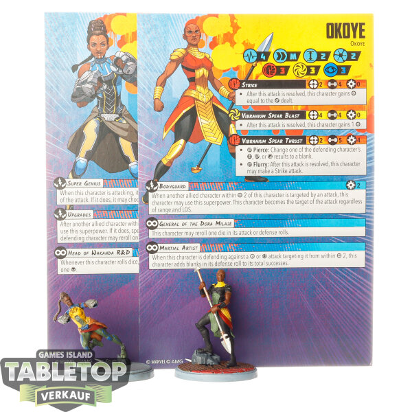 Marvel: Crisis Protocol - Shuri & Okoye - bemalt