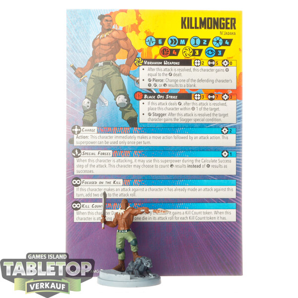 Marvel: Crisis Protocol - Killmonger - bemalt
