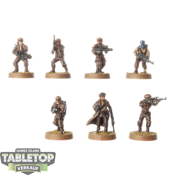 Rebellen - 7x Rebel Trooper - bemalt