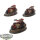 Space Marines - 3 Outriders - bemalt