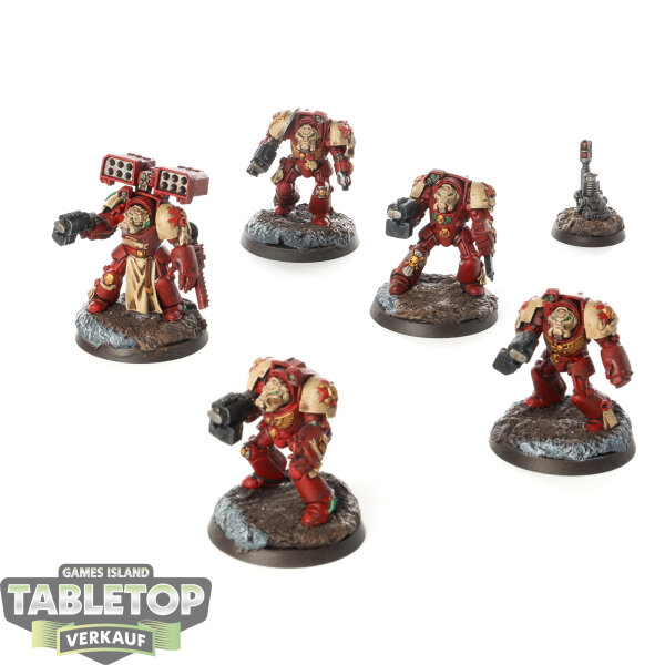 Black Templars - 5 Terminators klassisch - bemalt