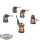 Space Marines - 5 Sniper Scouts klassisch - bemalt