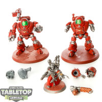 Adeptus Mechanicus - 2 x Kastelan Robots - teilweise gebaut