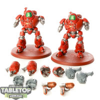 Adeptus Mechanicus - 2 x Kastelan Robots - teilweise gebaut